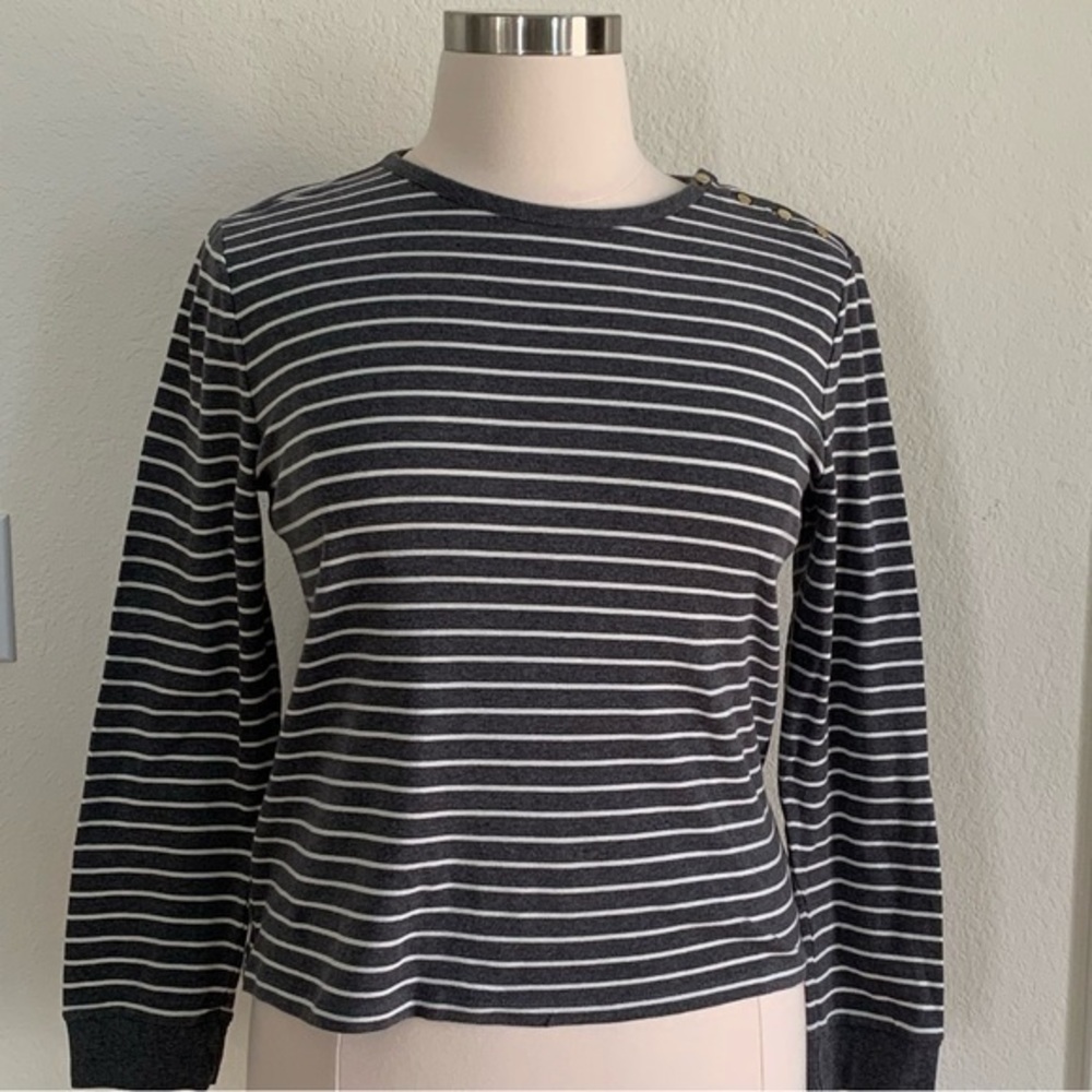 Chaps Classics - XL gray/white striped